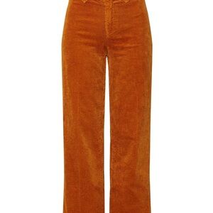 PAIGE Nellie Burnt Orange Corduroy Pants
